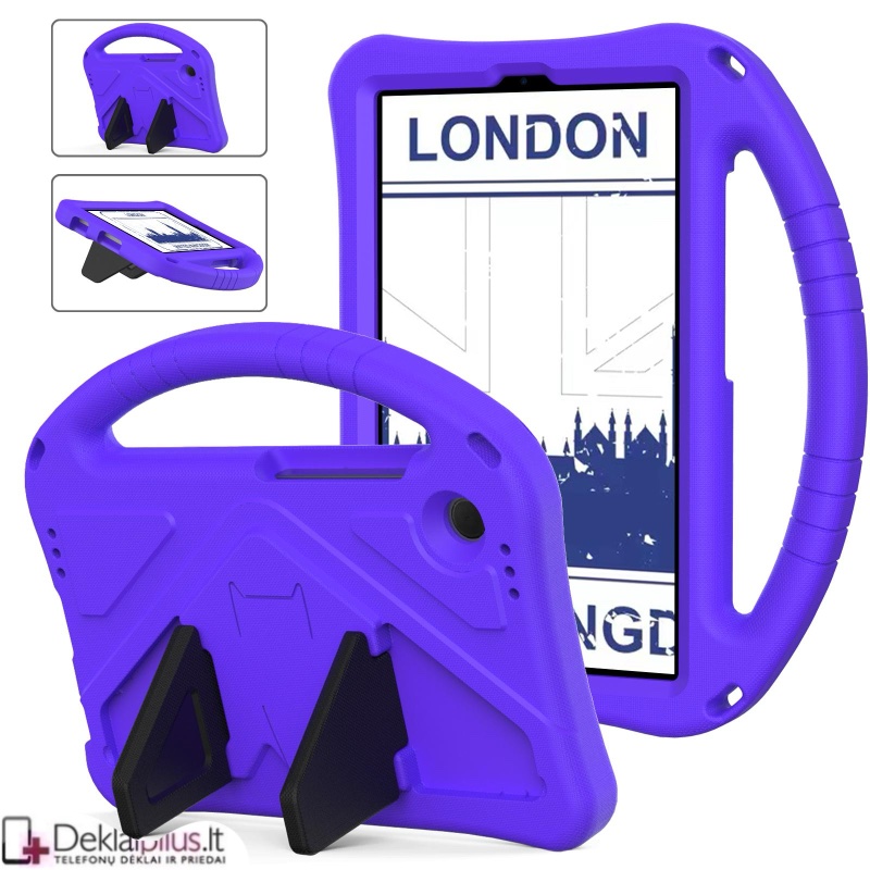 Smūgiams atsparus dėklas su rankena - violetinis (Samsung Galaxy Tab A9 8.7 (X110/X115)-Tab A11 8.7 (SM-X130N) Smūgiams atsparus dėklas su rankena - violetinis (Samsung Galaxy Tab A9 8.7 (X110/X115)-Tab A11 8.7 (SM-X130N)